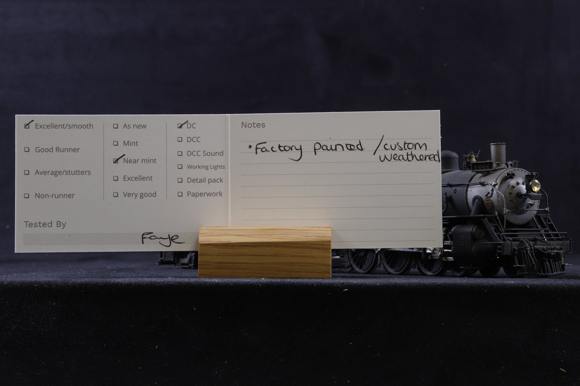 United Scale Models/ Pacific Fast Mail HO Brass Great Northern Pacific H-5 Steam Locomotive, Weathered