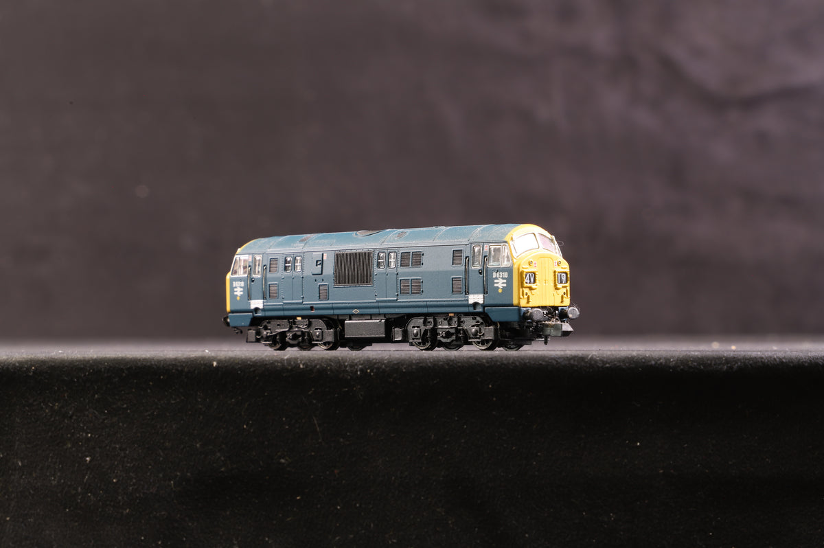 Dapol N 2D-012-001 BR Blue Class 22 &#39;D6318&#39; w/Full Yellow Warning Panel