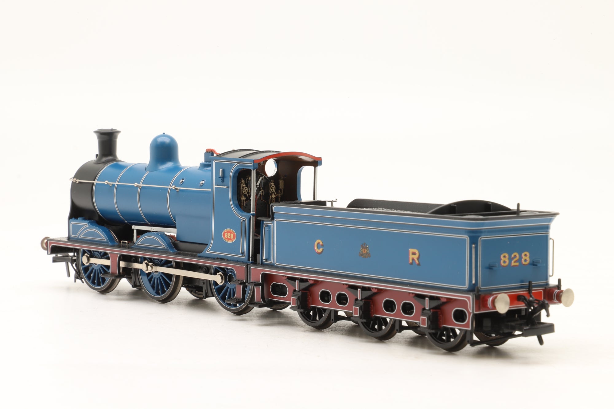 Bachmann OO 35-280Z Caledonian Class No. 812 828 Caledonian Railway Lined Blue Rails Exclusive