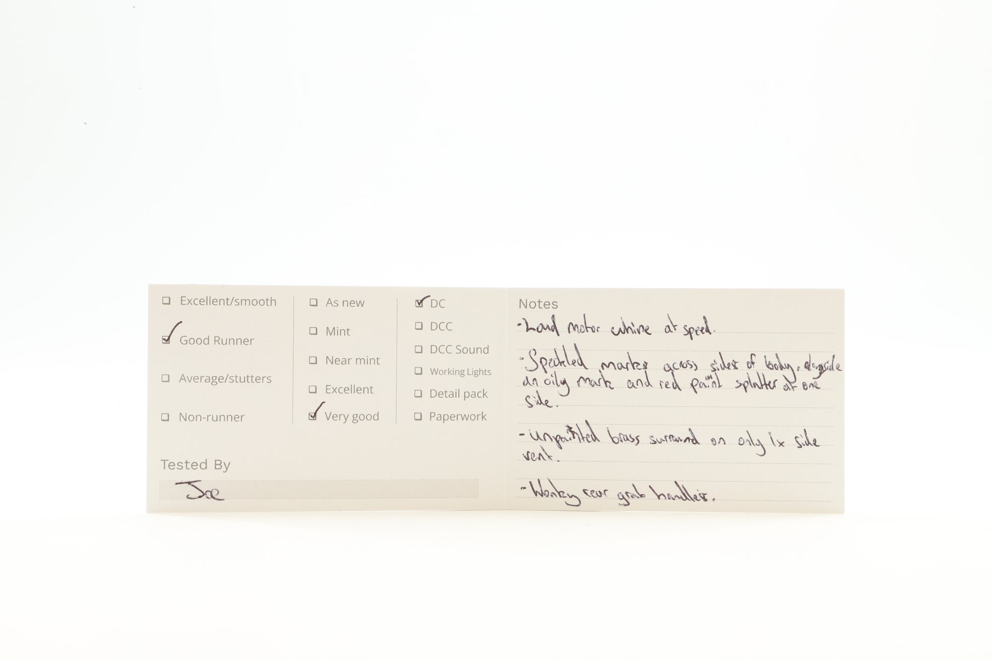 Overland Models HO Brass 5190 G.E. Demo Wide Cab Dash 8-40B No.809