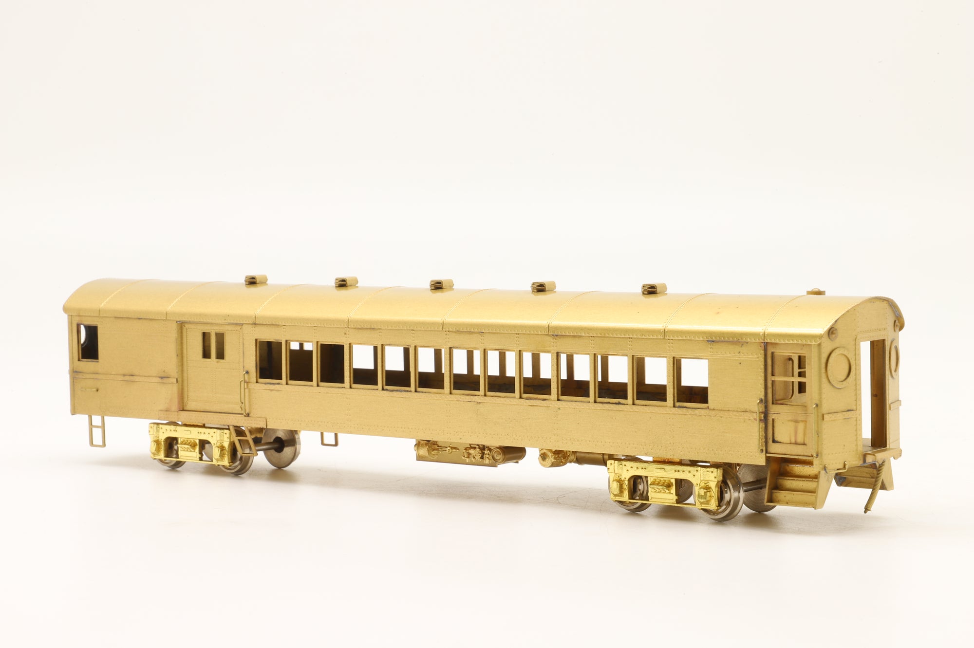NJ Custom Brass HO PS-722 Long Island Railroad 'Ping-Pong' Combine Coach Unpainted