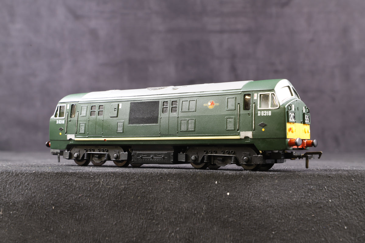 Silver Fox Models OO Class 22 Diesel Locomotive &#39;D6313&#39; BR Green SYP L/C