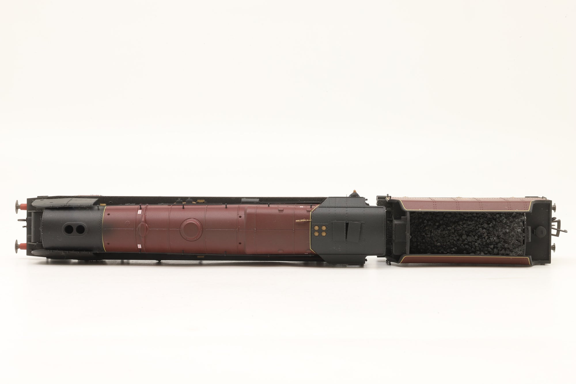 Hornby OO R3555 Princess Coronation Class '46256' 'Sir William A. Stanier F. R. S' BR Lined Maroon L/C Weathered DCC Sound