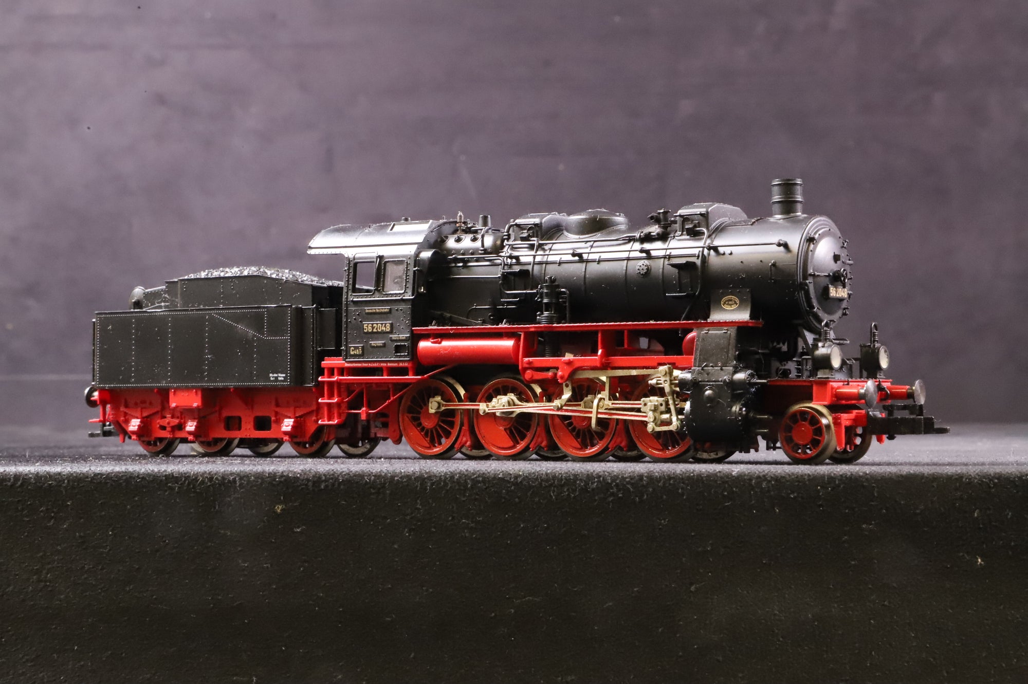WORKSHOP Fleischmann HO 4156 BR56 562048 in Deutsche Reichsbahn Black/Red