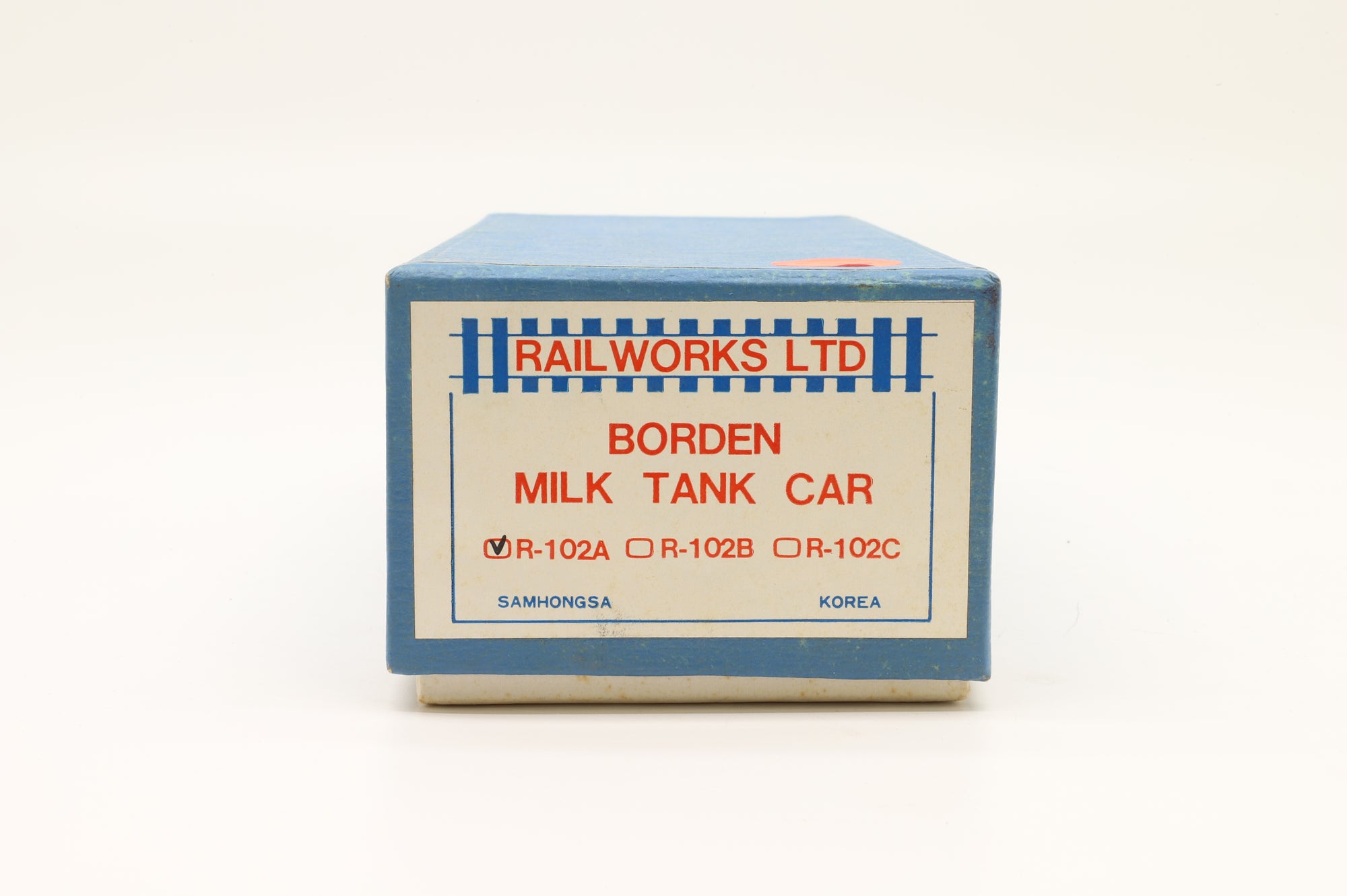 Railworks LTD HO Brass R-102A Borden Milk Tank Unpainted