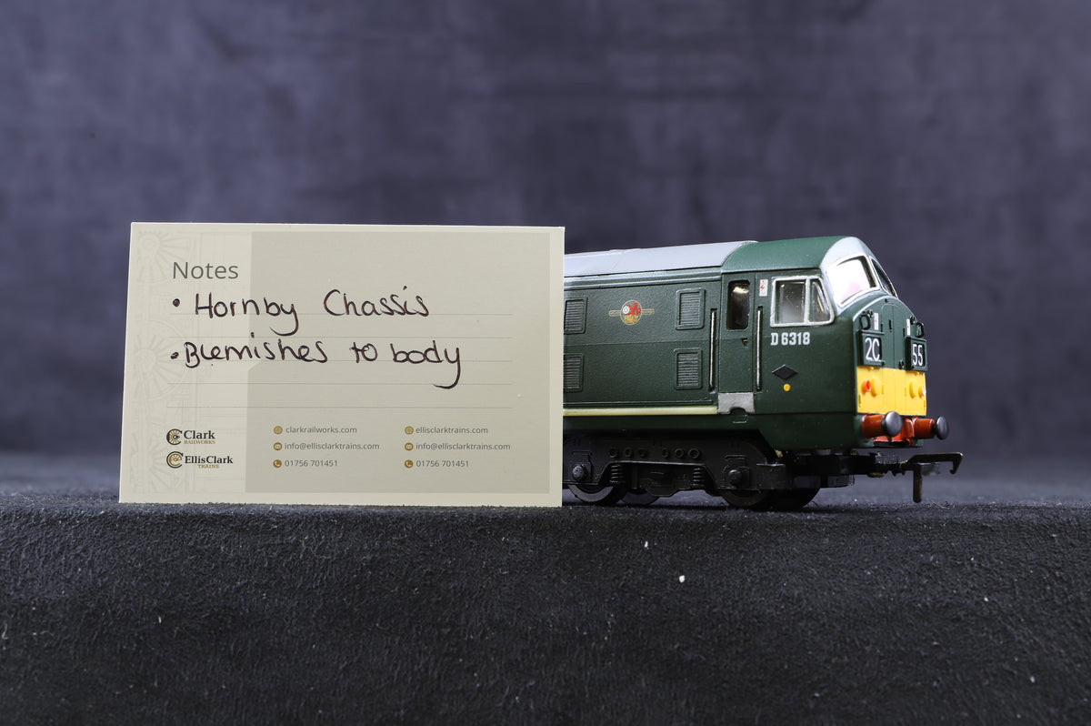 Silver Fox Models OO Class 22 Diesel Locomotive &#39;D6313&#39; BR Green SYP L/C