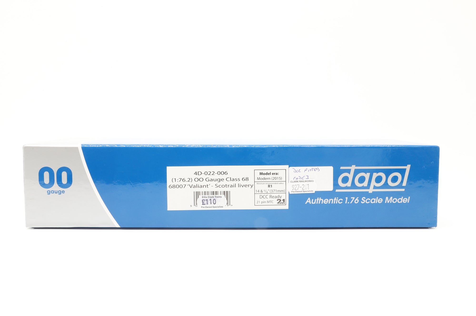 Dapol OO 4D-022-006 Class 68 '68007' 'Valiant' – Scotrail Livery, DCC fitted