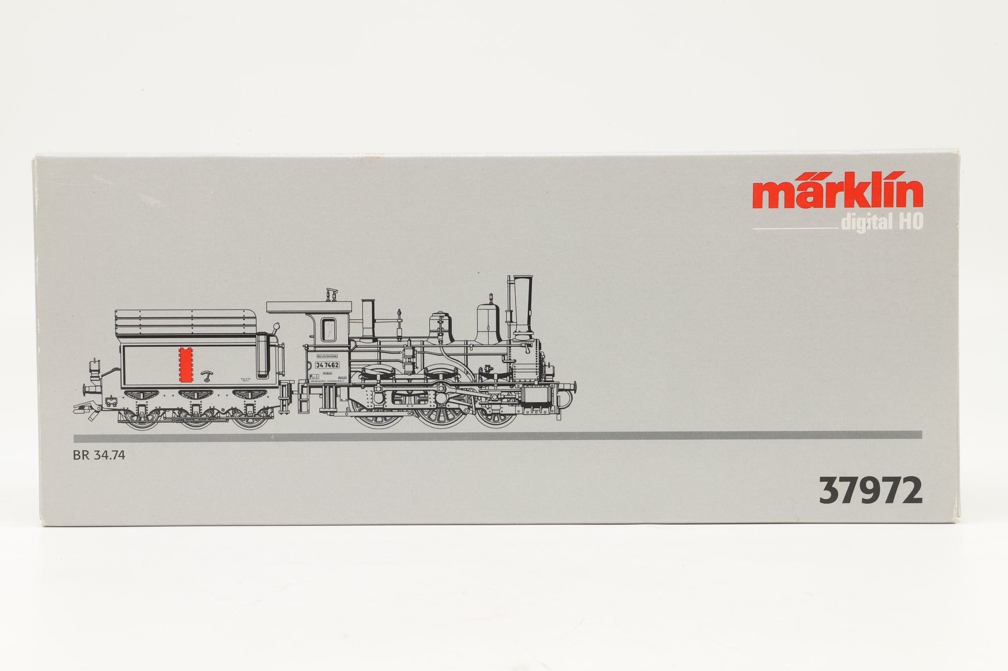 Marklin HO 37972 BR 34.74 Steam Locomotive Digital 3 Rail