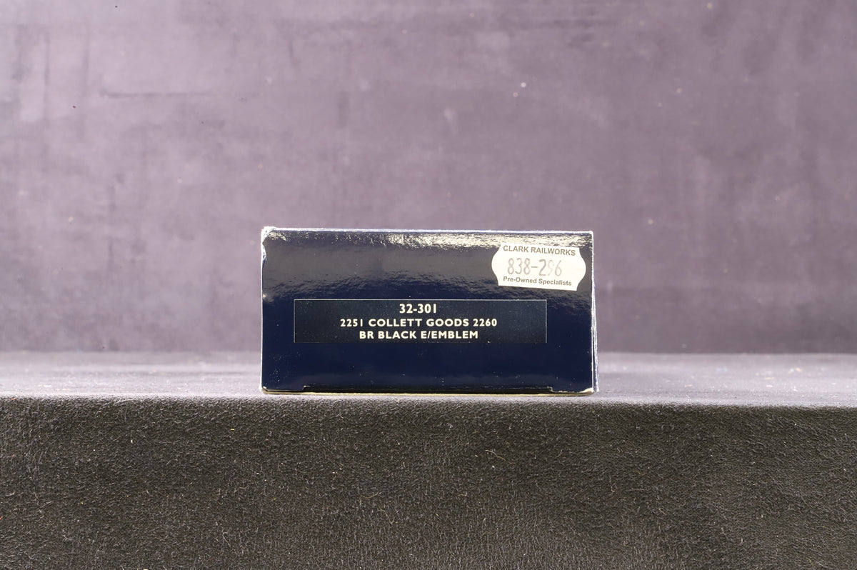 Bachmann OO 32-301 2251 Collett Goods 2260 BR Black E/Emblem
