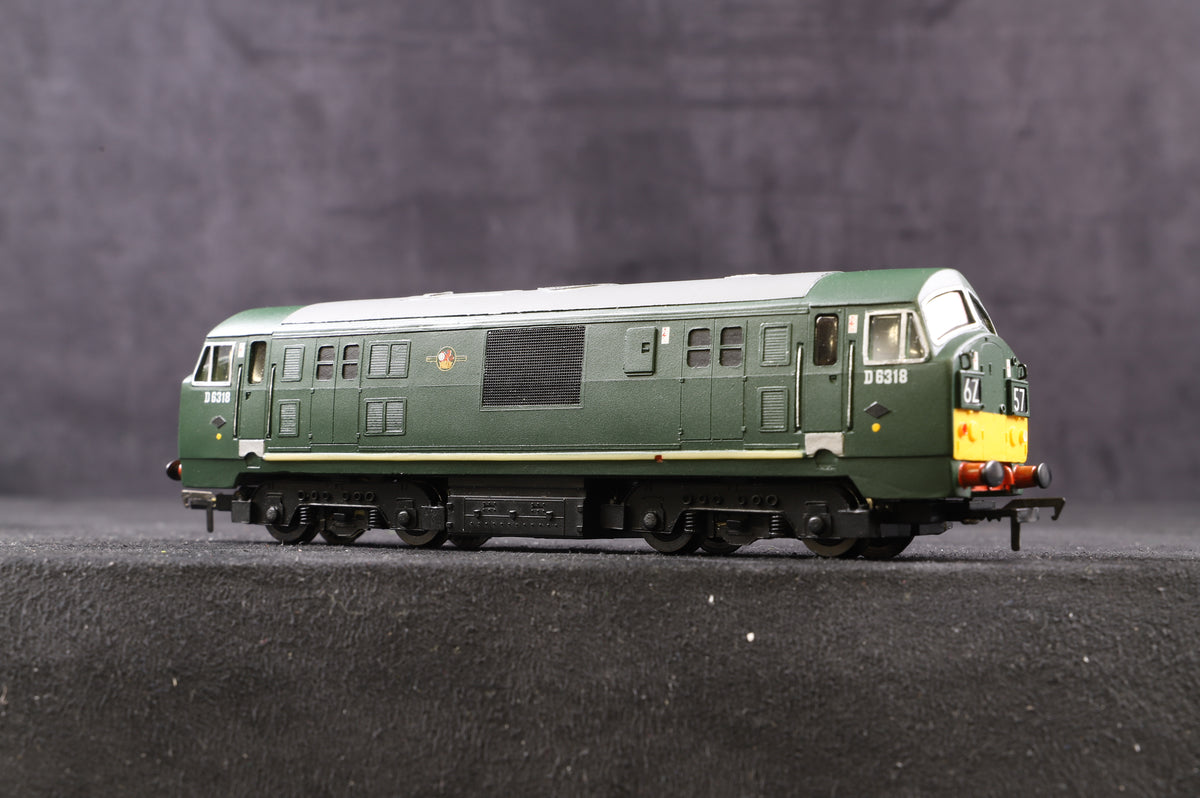 Silver Fox Models OO Class 22 Diesel Locomotive &#39;D6313&#39; BR Green SYP L/C