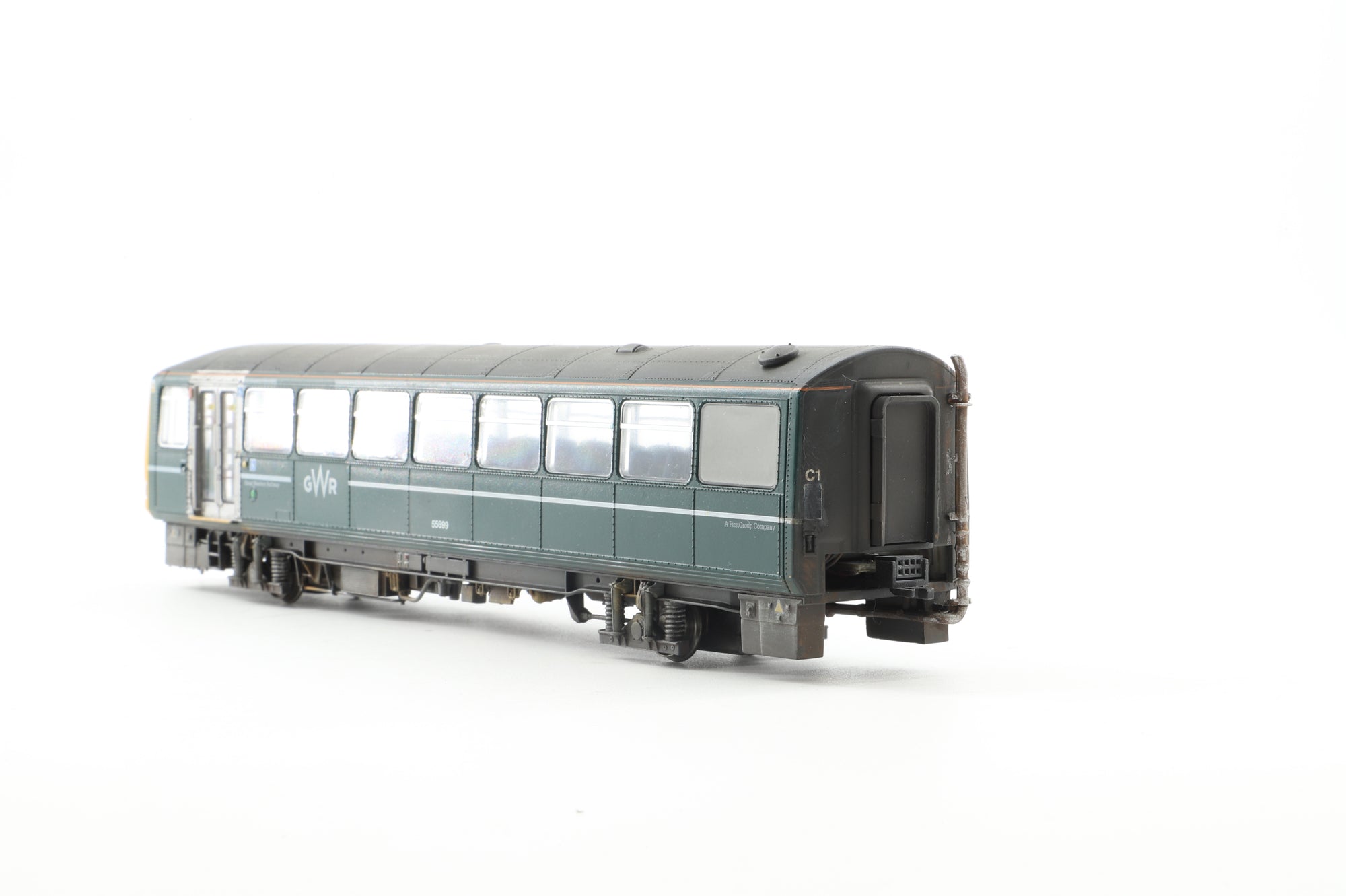 EFE Rail OO E83021 Class 143 603 GWR Green '52658' & '55699', DCC Fitted, Weathered