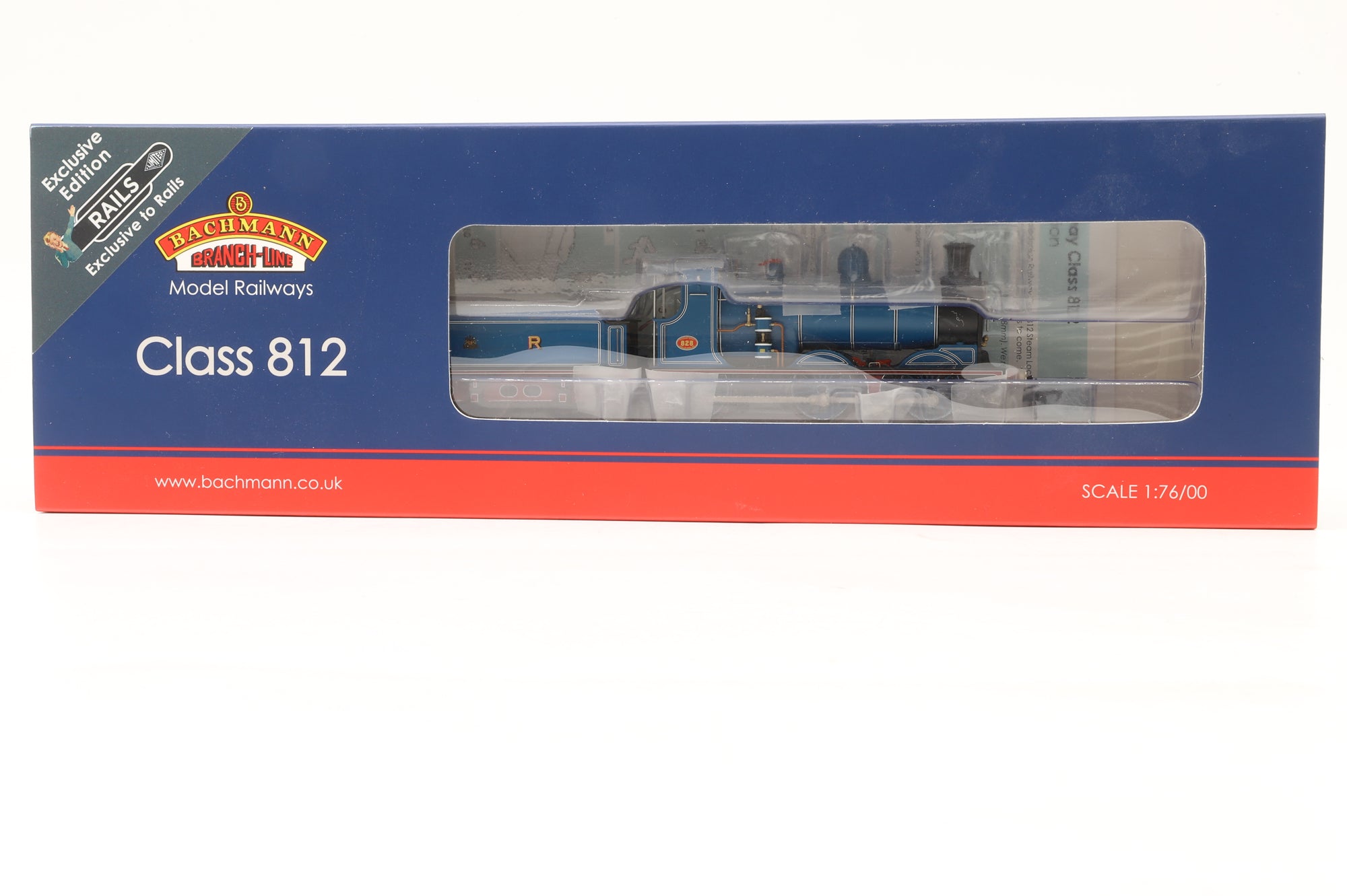 Bachmann OO 35-280Z Caledonian Class No. 812 828 Caledonian Railway Lined Blue Rails Exclusive