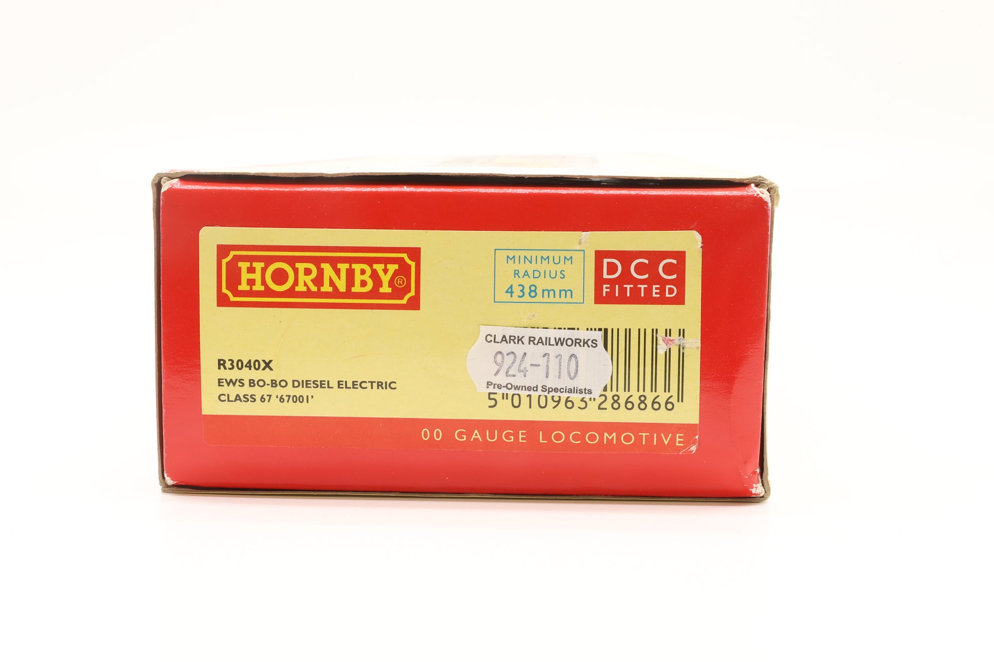 Hornby OO R3040X Class 67 Bo-Bo '67001' EWS DCC Sound