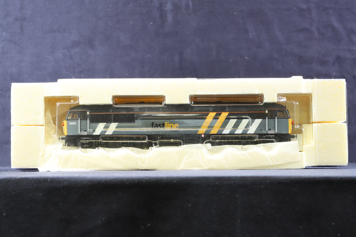 Hornby OO R2776 Class 56 &#39;56302&#39; Fastline Freight Ltd Ed 567/ 1000