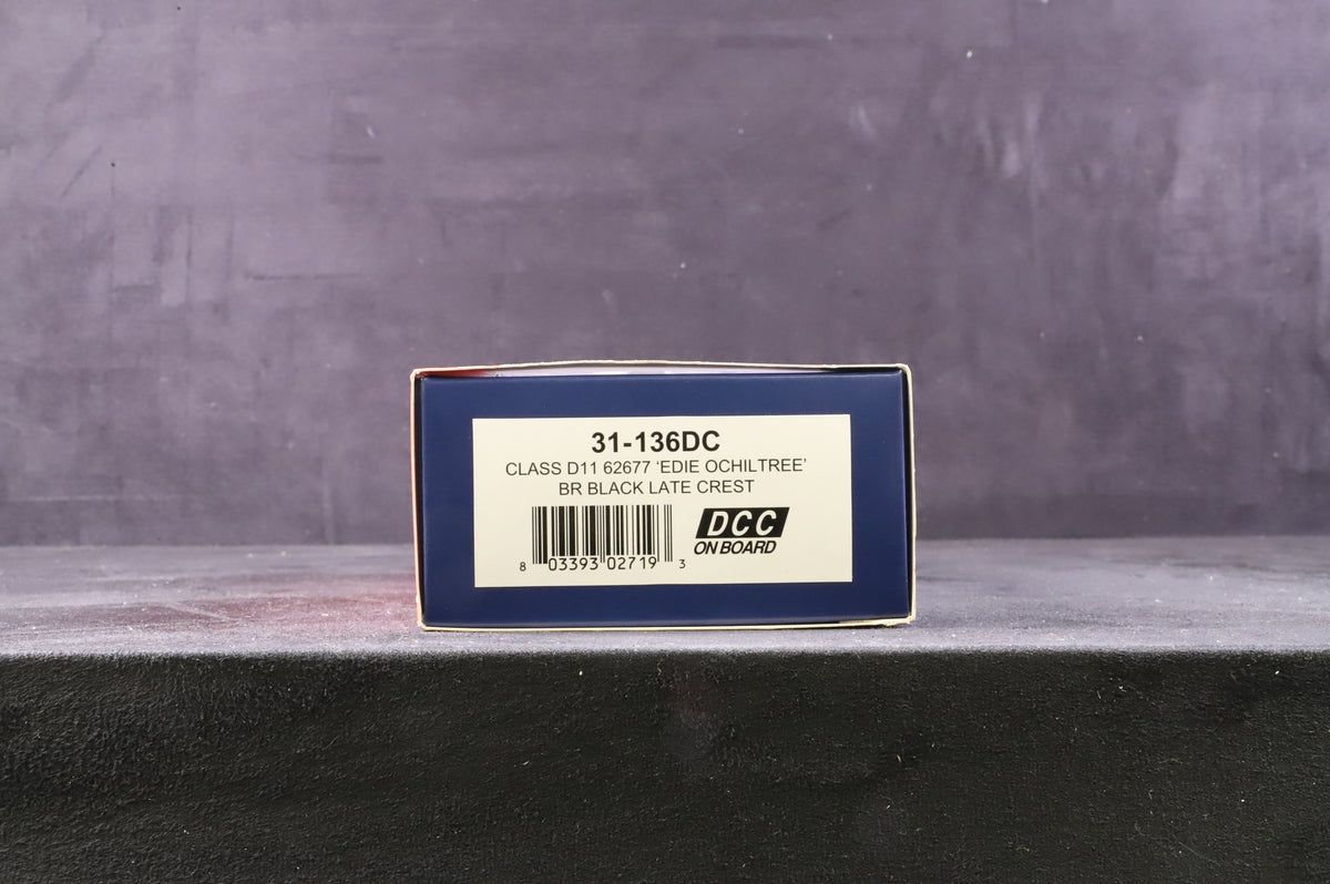 Bachmann OO 31-136DC Class D11 &#39;62691&#39; &#39;Laird Of Balmawhapple&#39; BR Lined Black E/C Renamed/ Recrested &amp; Renumbered DCC Fitted