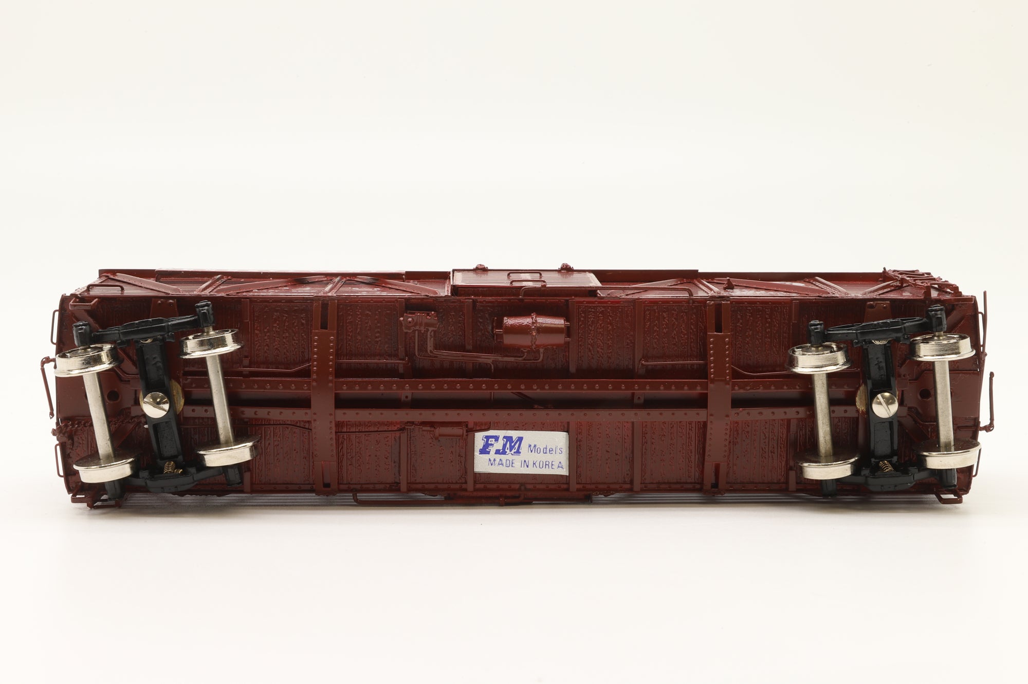 Iron Horse Models HO Brass 15594 K-7 Single Deck Stock Car #135499 in PRR Brown