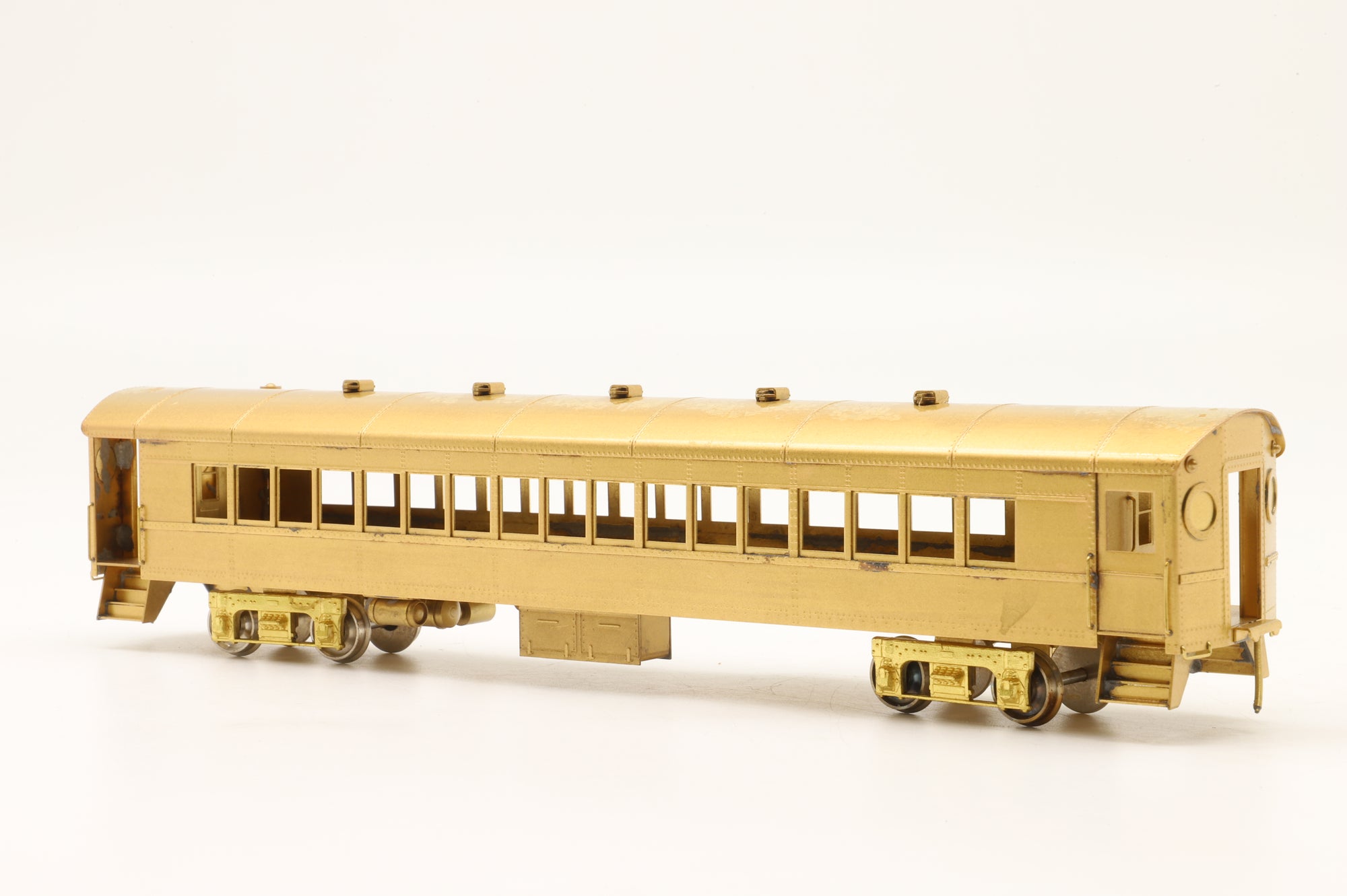 NJ Custom Brass HO PS-701 Long Island Railroad 'Ping-Pong' Combine Coach Unpainted