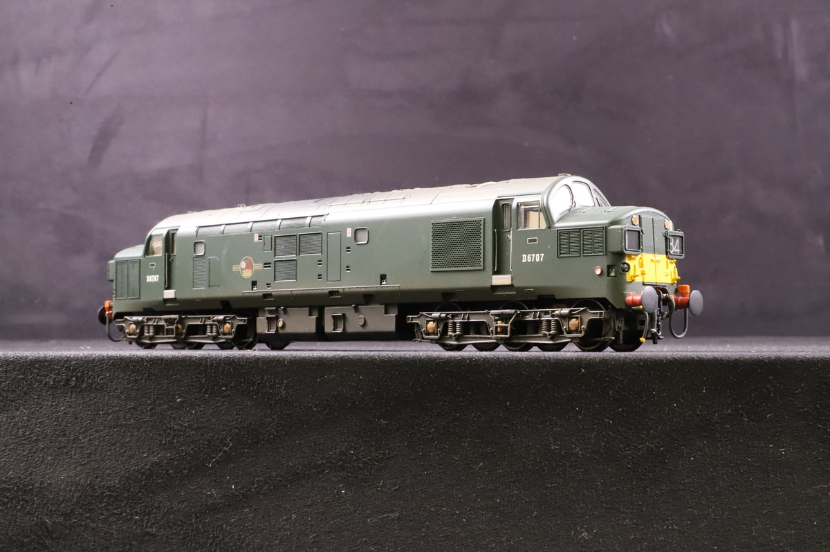Bachmann OO 32-776 Class 37/0 Diesel &#39;D6707&#39; BR Green Split Headcode Weathered