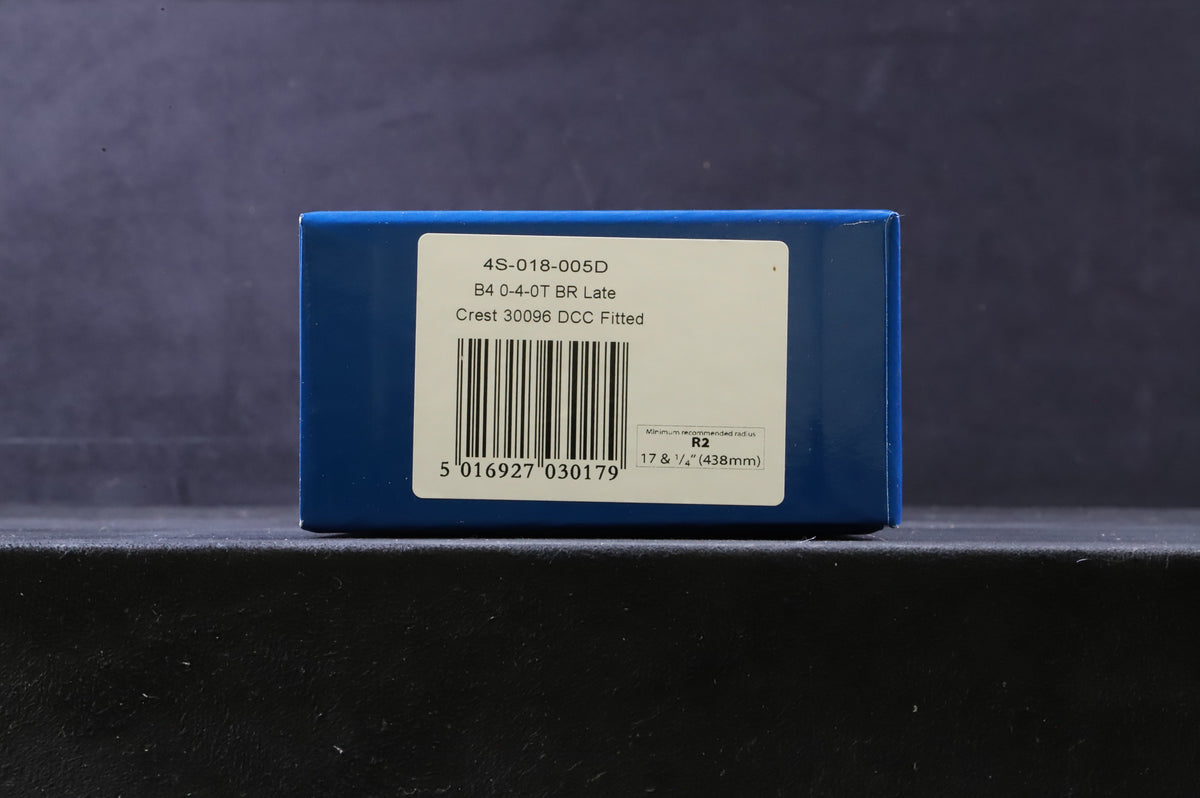 Dapol OO 4S-018-005D B4 &#39;30096&#39; BR Black L/C DCC Fitted