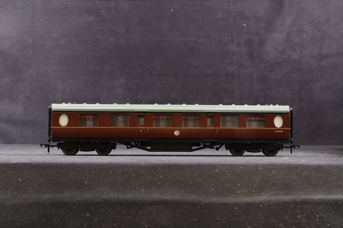 Bachmann OO Rake Of 6 LNER Thompson Coaches BR Crimson &amp; Cream