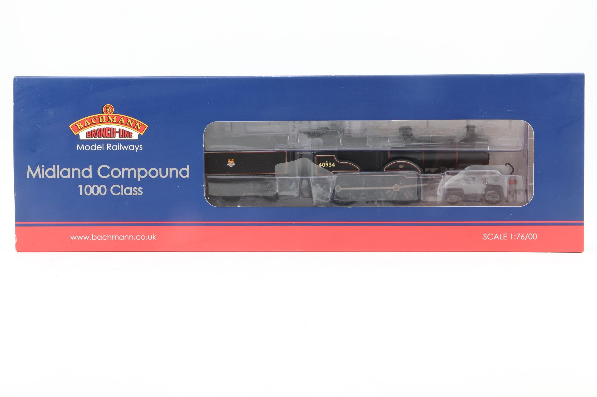 Bachmann OO 31-932DC Midland Compound BR Black Early Emblem '40934', DCC Fitted