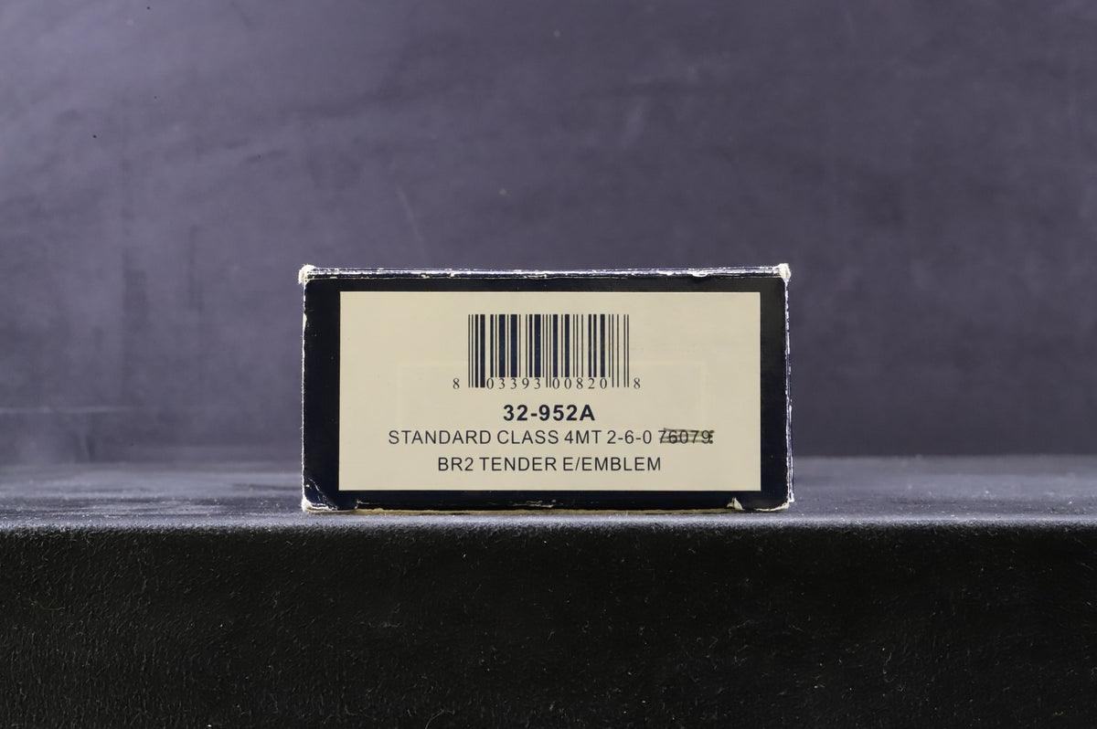 Bachmann OO 32-952A Standard Class 4MT &#39;76079&#39; BR2 Tender