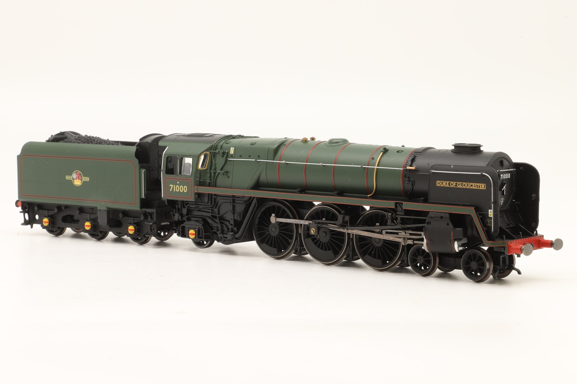 Hornby OO R3244TTS Standard Class 8 '71000' 'Duke of Gloucester' BR Lined Green L/C DCC Sound