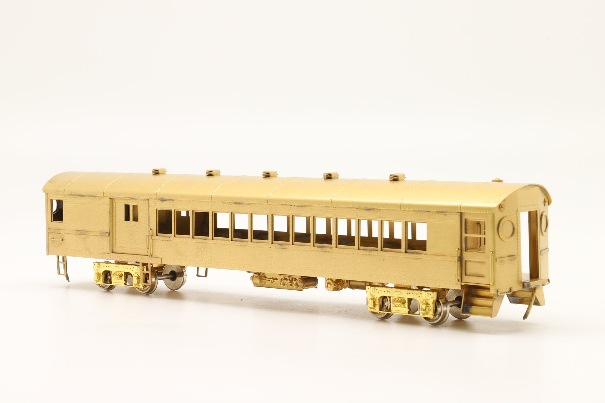 NJ Custom Brass HO PS-722 Long Island Railroad 'Ping-Pong' Combine Coach Unpainted