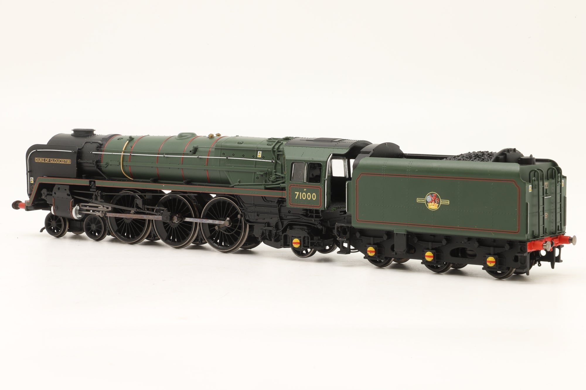Hornby OO R3244TTS Standard Class 8 '71000' 'Duke of Gloucester' BR Lined Green L/C DCC Sound