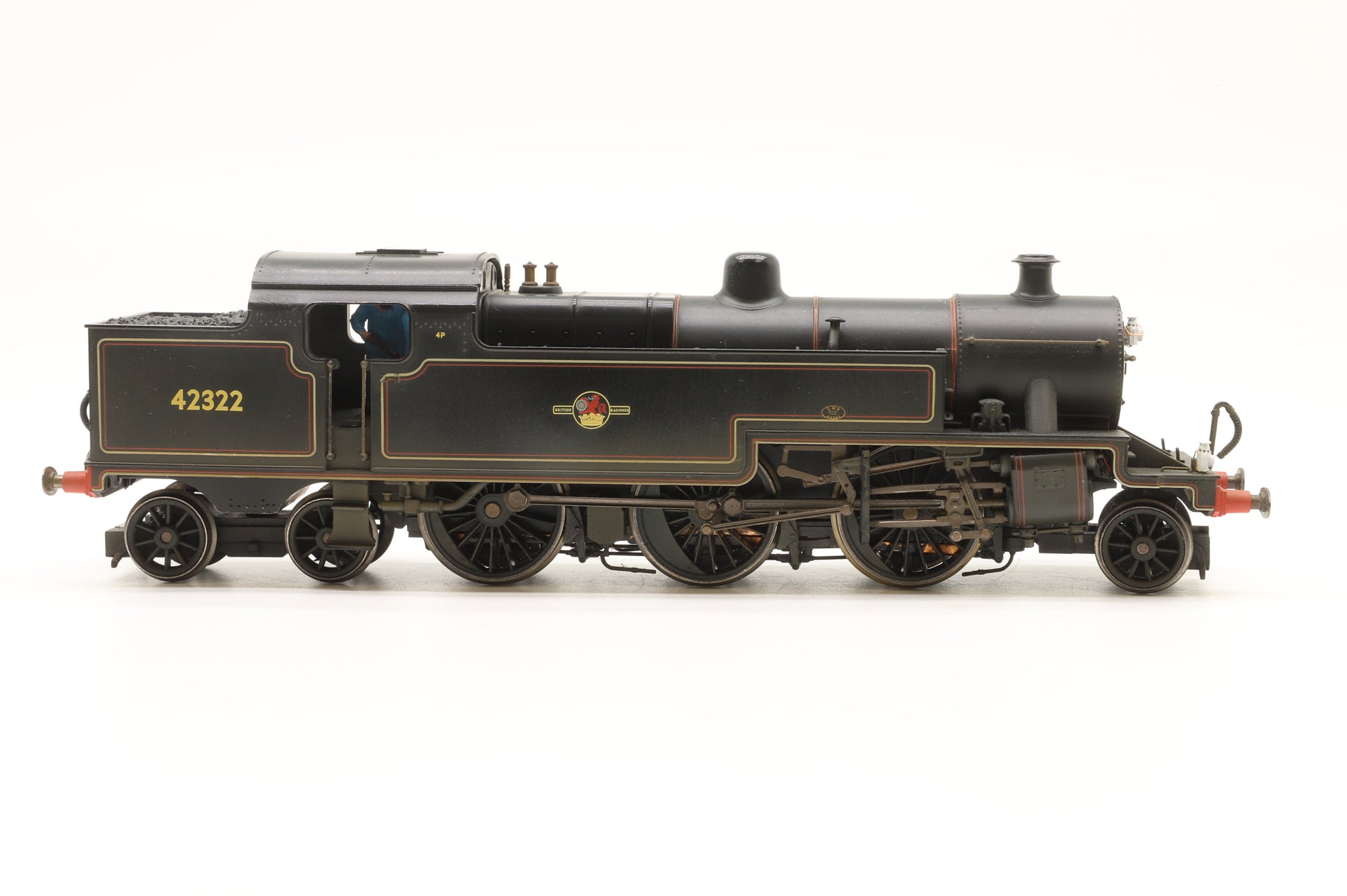 Hornby OO R2287 Class 4P Fowler '42322' BR Lined Black L/C Weathered DCC Sound
