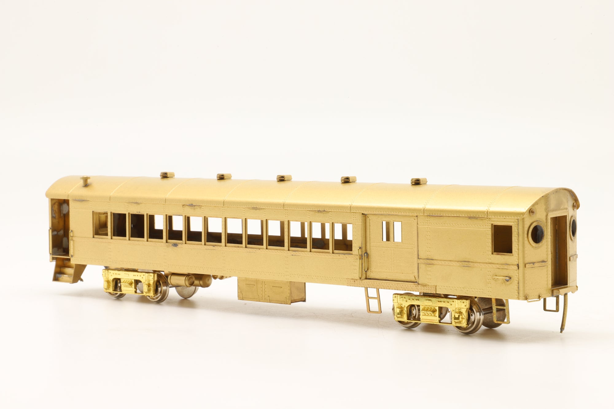 NJ Custom Brass HO PS-722 Long Island Railroad 'Ping-Pong' Combine Coach Unpainted