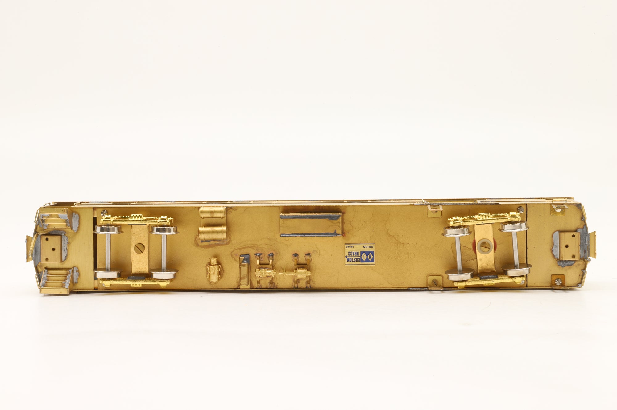 NJ Custom Brass HO PS-722 Long Island Railroad 'Ping-Pong' Combine Coach Unpainted