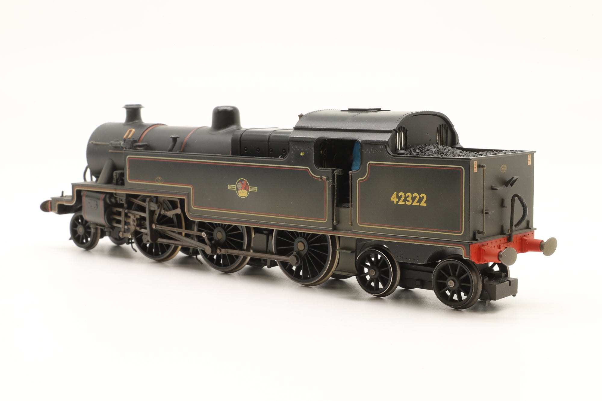 Hornby OO R2287 Class 4P Fowler '42322' BR Lined Black L/C Weathered DCC Sound