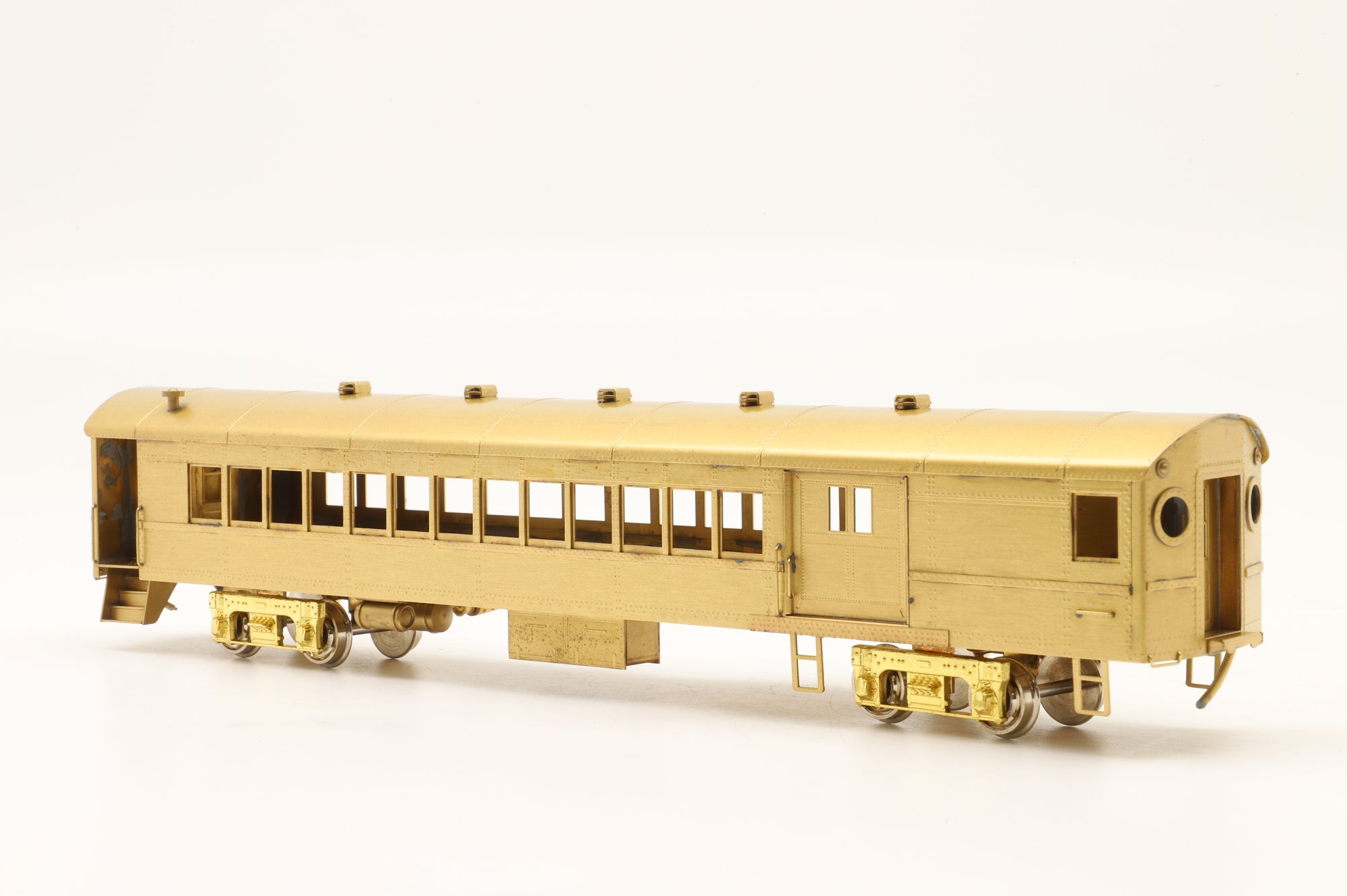 NJ Custom Brass HO PS-722 Long Island Railroad 'Ping-Pong' Combine Coach Unpainted