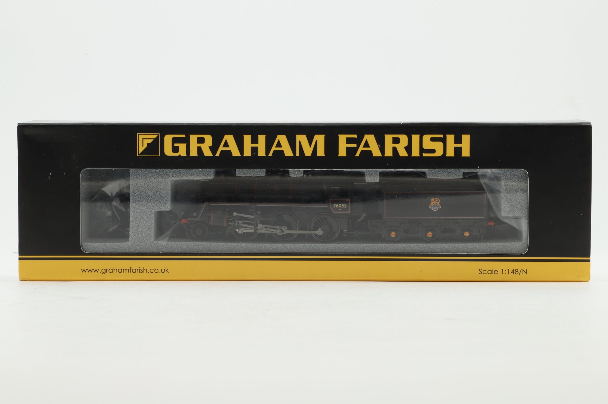 WORKSHOP Graham Farish N 372-650 Standard Class 4MT '76053' BR Lined Black Early Emblem
