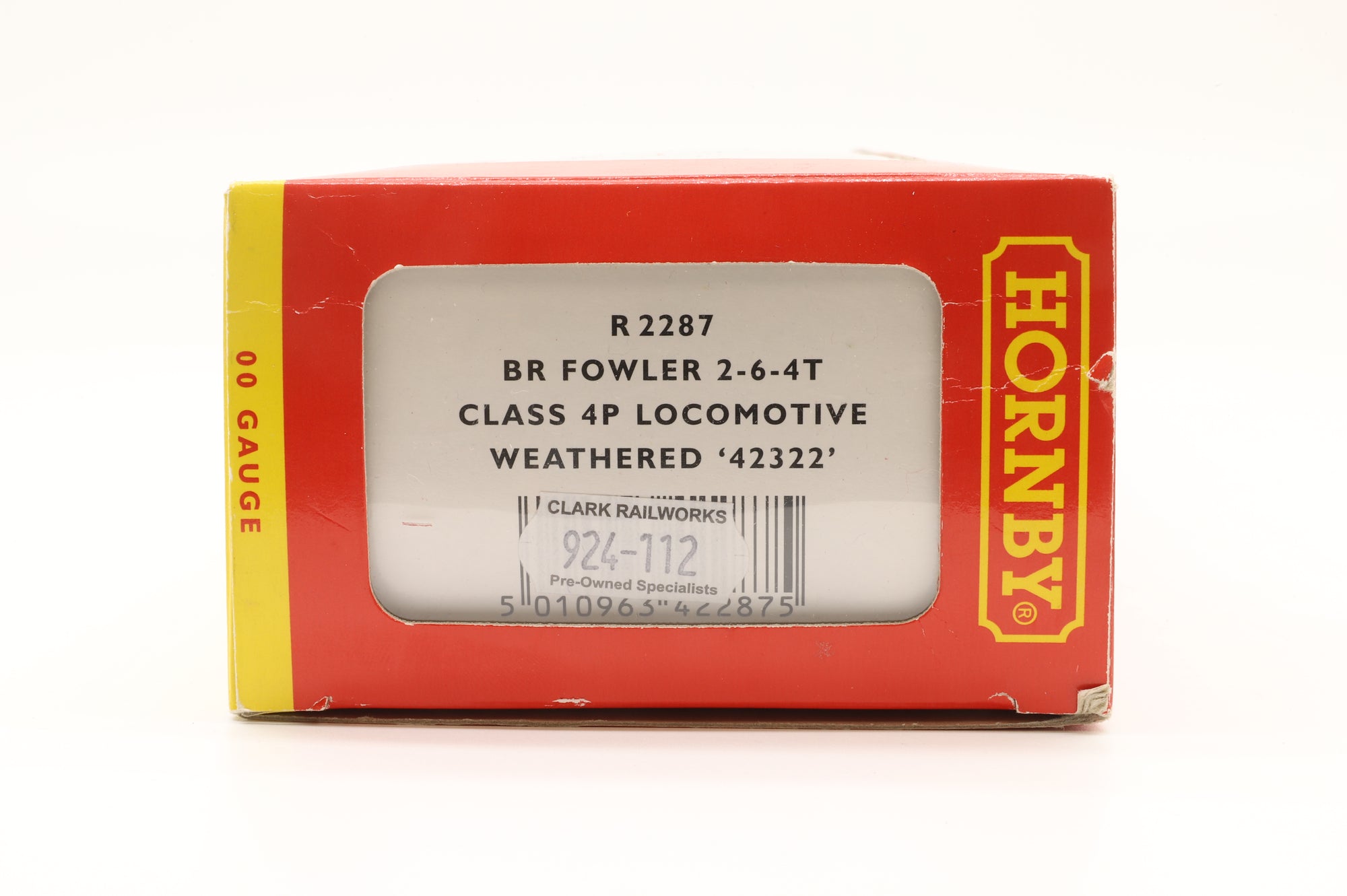 Hornby OO R2287 Class 4P Fowler '42322' BR Lined Black L/C Weathered DCC Sound
