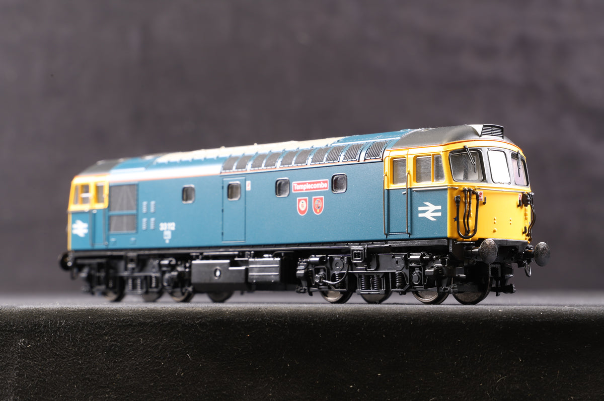 Heljan OO 3345 Class 33/1 &#39;3112&#39; &#39;Templecombe&#39; BR Blue, DCC Fitted