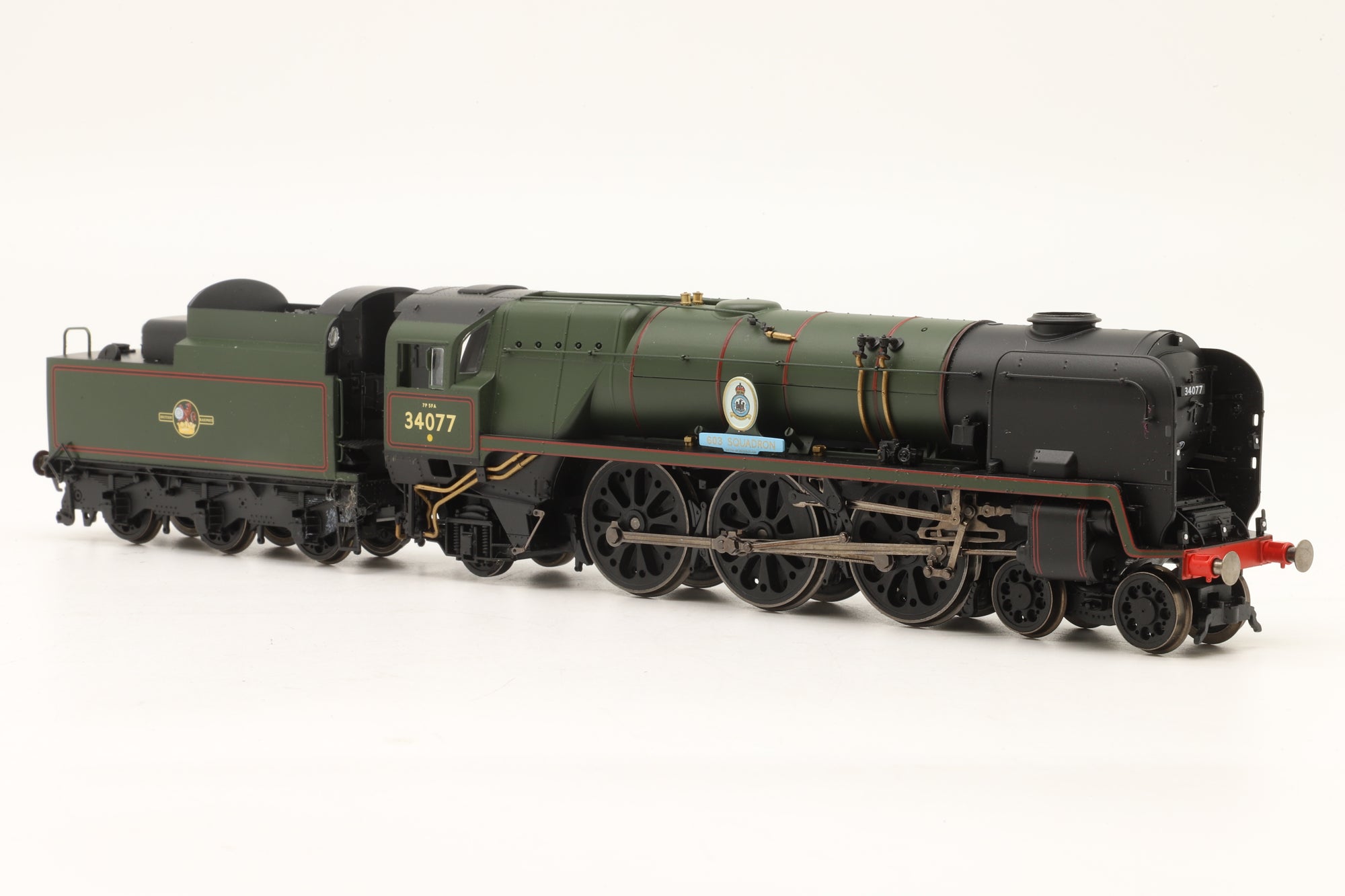 Hornby OO R3468 Rebuilt Battle of Britain '34077' '603 Squadron' BR Lined Green L/C DCC Sound