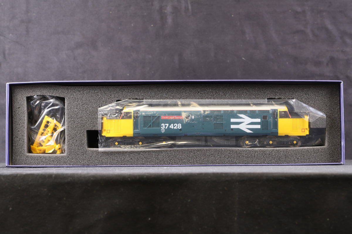 ViTrains OO 2005 Class 37 &#39;37428&#39;&#39;David Lloyd George&#39; &#39;BR Blue Large Logo Ltd Ed 92/ 800