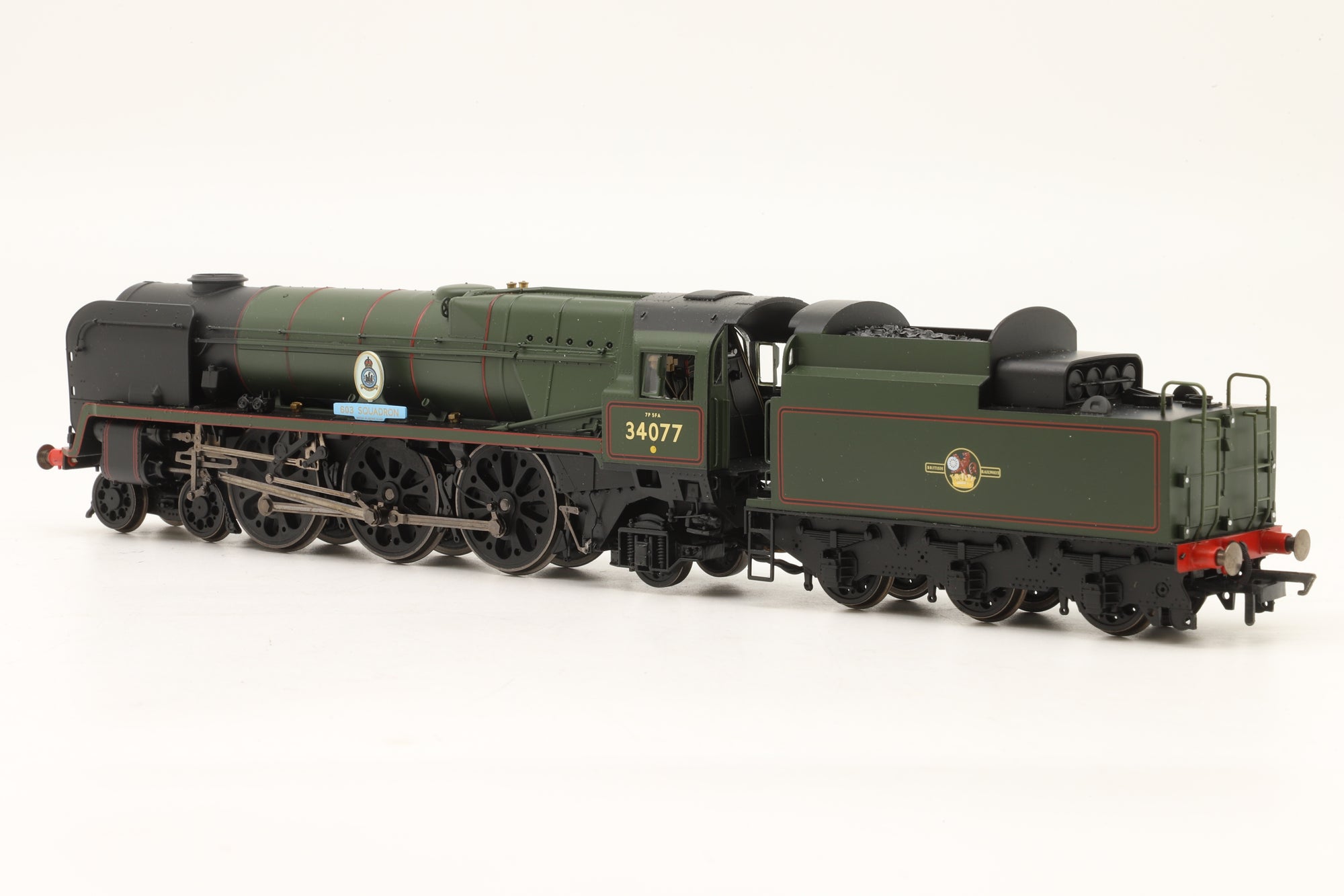 Hornby OO R3468 Rebuilt Battle of Britain '34077' '603 Squadron' BR Lined Green L/C DCC Sound