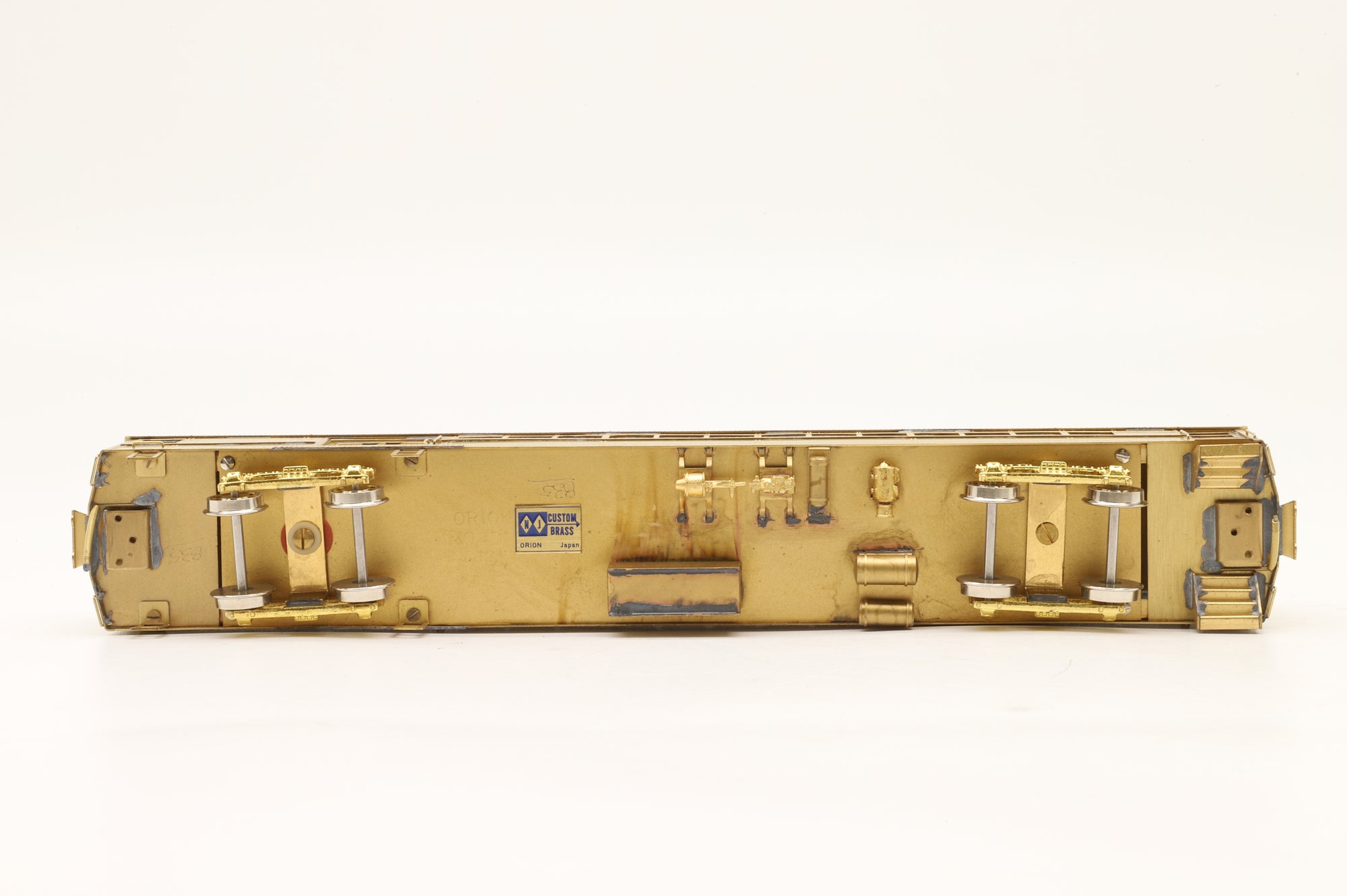 NJ Custom Brass HO PS-722 Long Island Railroad 'Ping-Pong' Combine Coach Unpainted