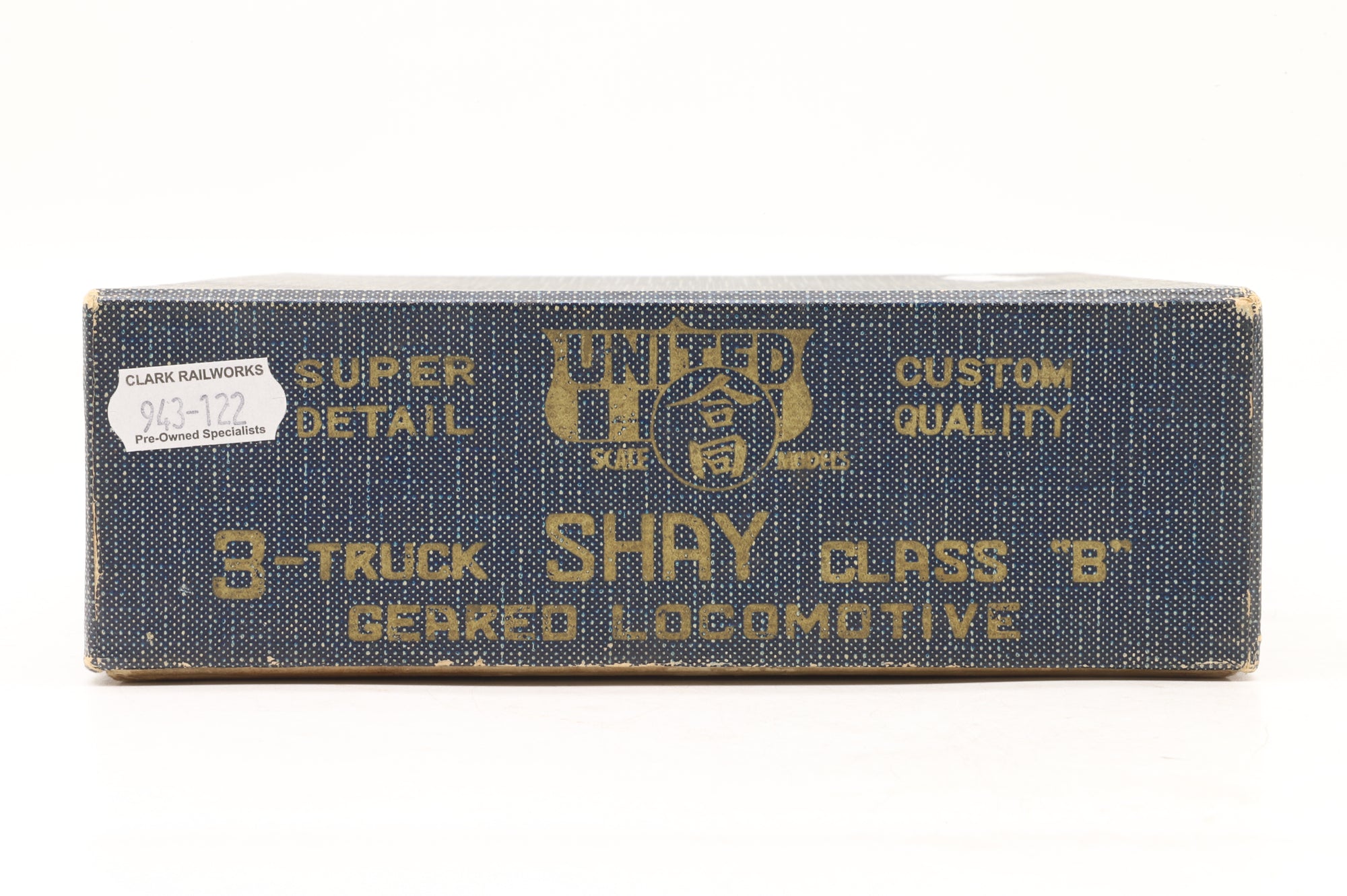 United Scale Models/ PFM HO Brass 3 Truck Shay Class B Custom Painted
