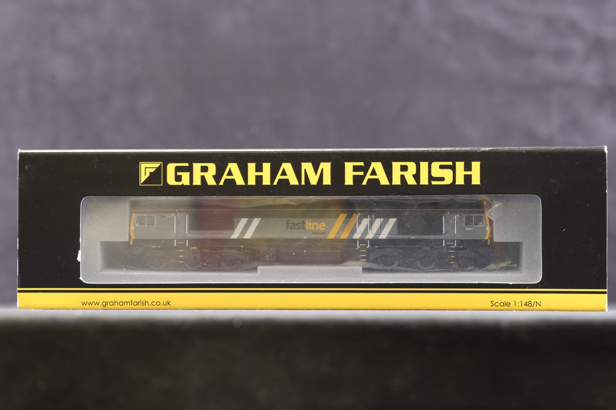 Graham Farish N 371-393 Class 66 Diesel &#39;66301&#39; Fastline