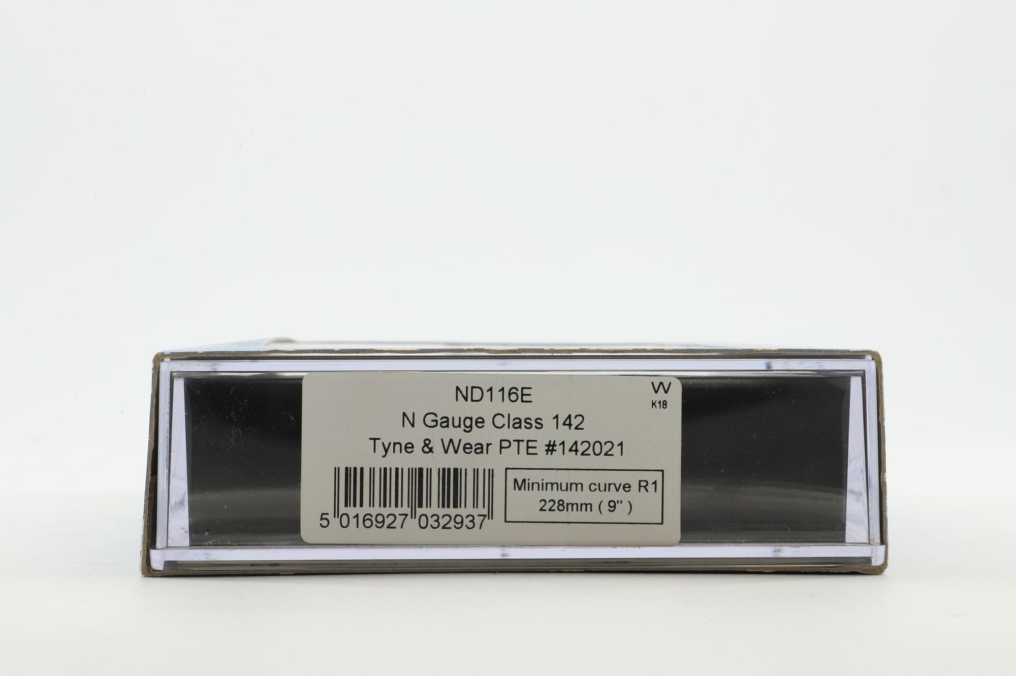 Dapol N Gauge ND116E Class 142 Pacer 142021 in Regional Railways/Tyne & Wear PTE Livery
