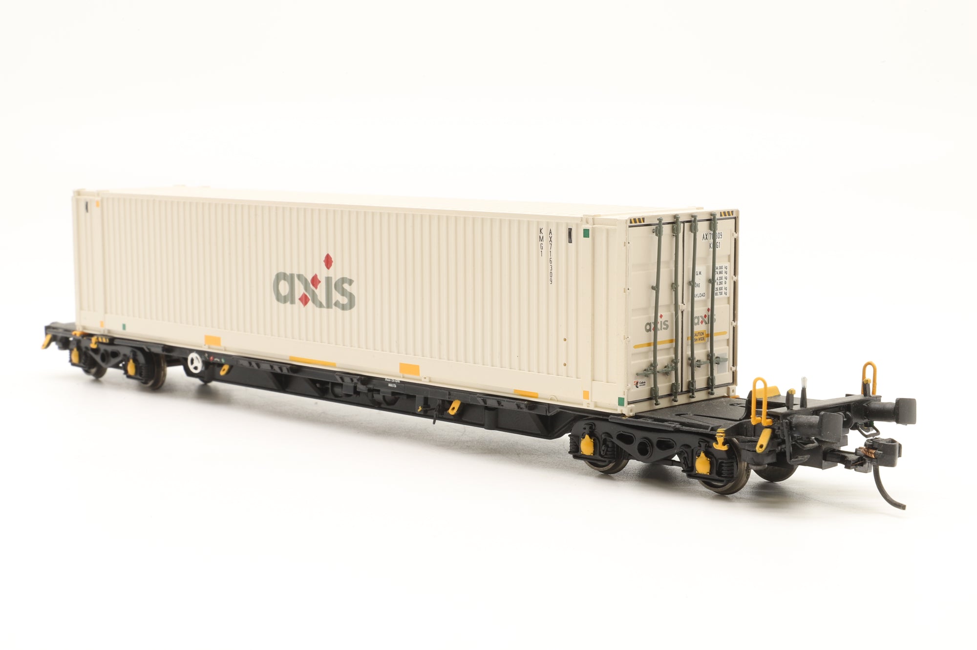 Bachmann OO Rake Of 2 Intermodal Wagons With Containers