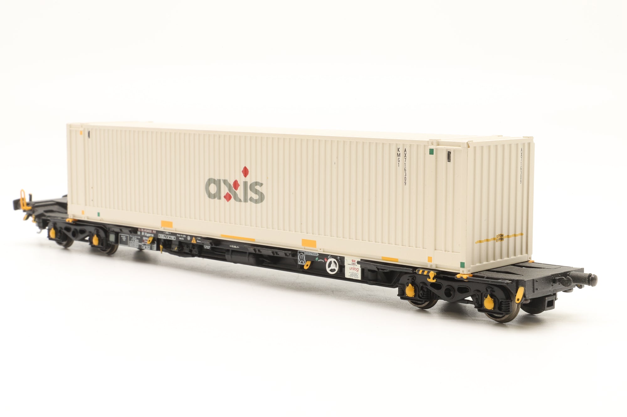 Bachmann OO Rake Of 2 Intermodal Wagons With Containers