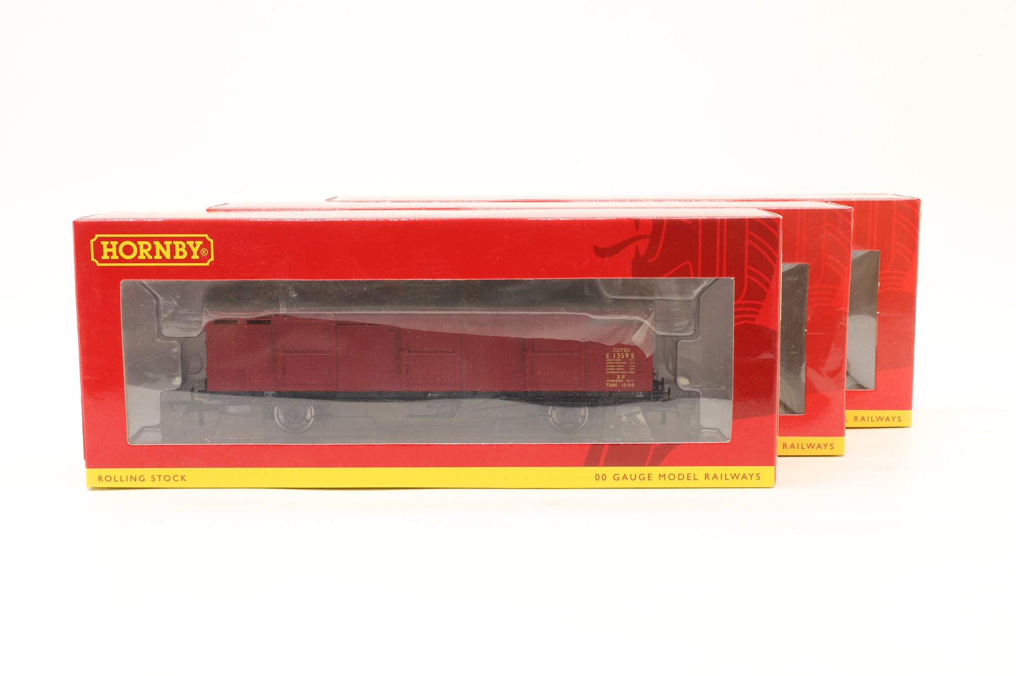 Hornby OO Rake Of 3 BR 4 Wheel CT Vans Inc. R6641, R4461A & R6683D