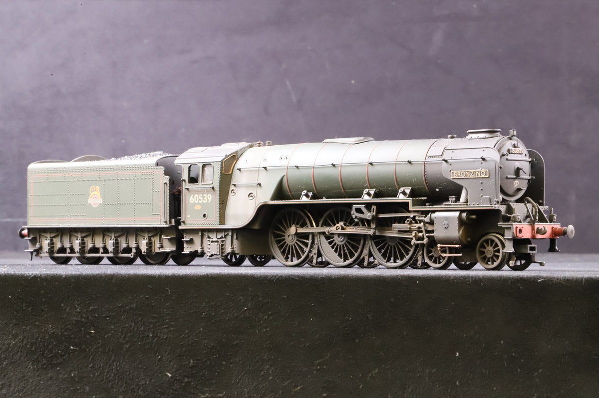 Bachmann OO 31-531 Class A2 &#39;60539&#39; &#39;Bronzino&#39; BR Lined Green E/C TMC Weathered Renamed &amp; Renumbered