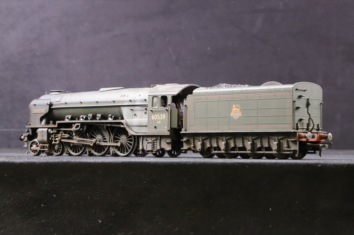Bachmann OO 31-531 Class A2 &#39;60539&#39; &#39;Bronzino&#39; BR Lined Green E/C TMC Weathered Renamed &amp; Renumbered