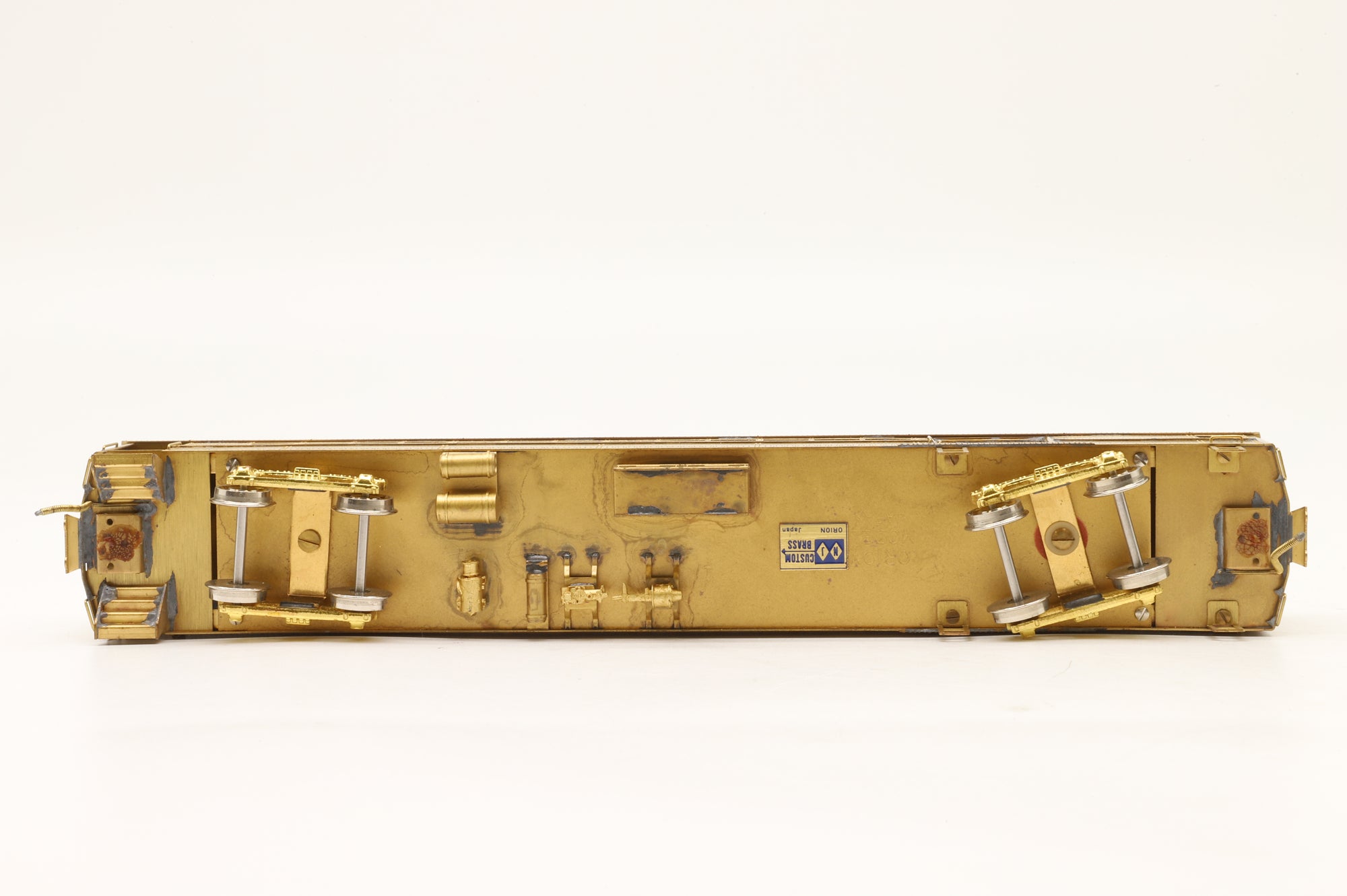 NJ Custom Brass HO PS-722 Long Island Railroad 'Ping-Pong' Combine Coach Unpainted